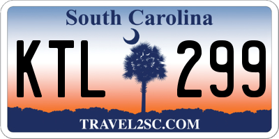 SC license plate KTL299