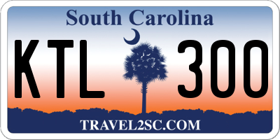 SC license plate KTL300