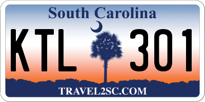 SC license plate KTL301