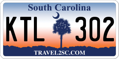 SC license plate KTL302
