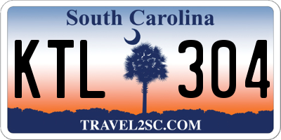 SC license plate KTL304