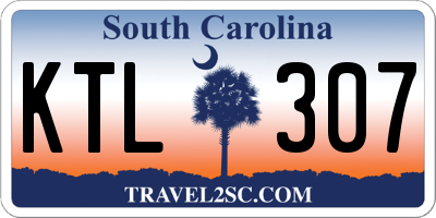 SC license plate KTL307