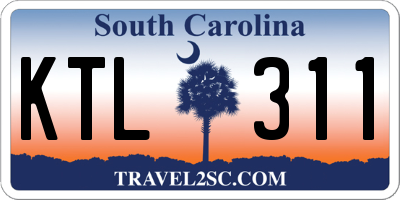 SC license plate KTL311
