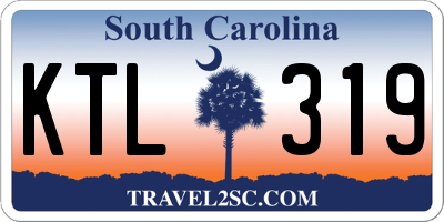 SC license plate KTL319