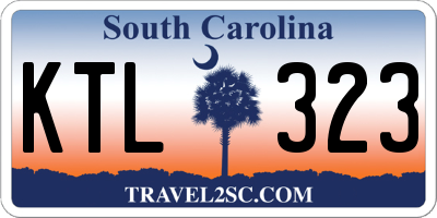 SC license plate KTL323