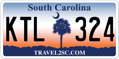 SC license plate KTL324