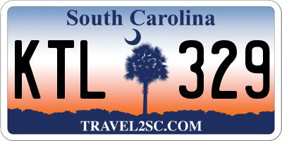 SC license plate KTL329