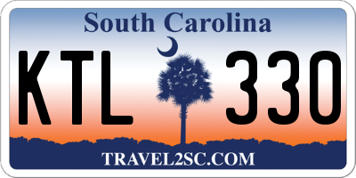 SC license plate KTL330