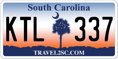 SC license plate KTL337