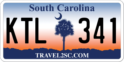 SC license plate KTL341