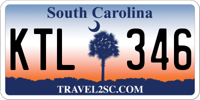 SC license plate KTL346