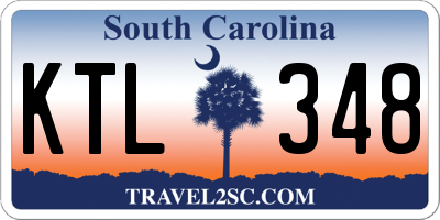 SC license plate KTL348