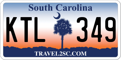 SC license plate KTL349