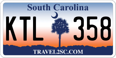 SC license plate KTL358