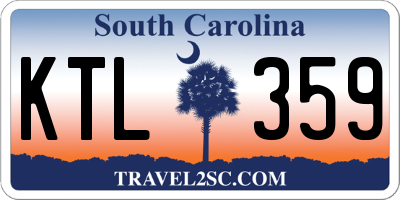 SC license plate KTL359