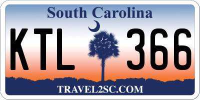 SC license plate KTL366
