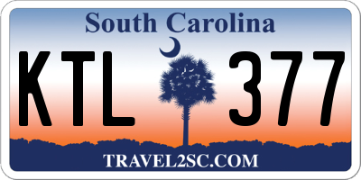 SC license plate KTL377
