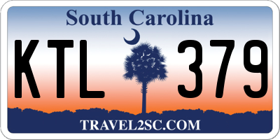 SC license plate KTL379