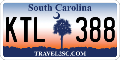 SC license plate KTL388