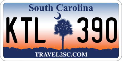 SC license plate KTL390