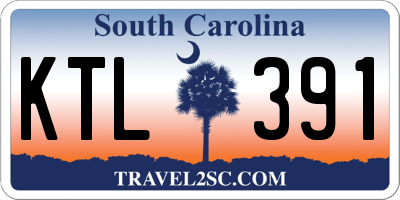 SC license plate KTL391