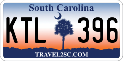 SC license plate KTL396