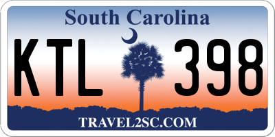 SC license plate KTL398