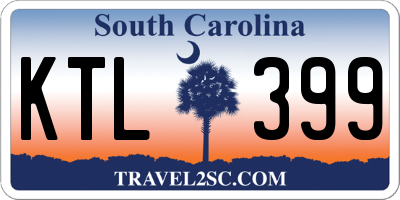 SC license plate KTL399