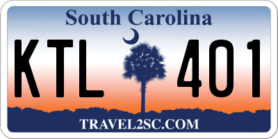 SC license plate KTL401
