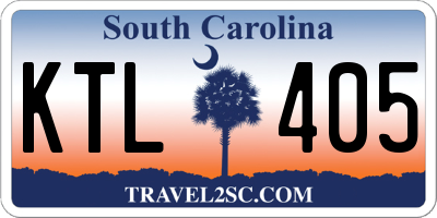 SC license plate KTL405