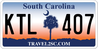 SC license plate KTL407
