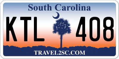 SC license plate KTL408