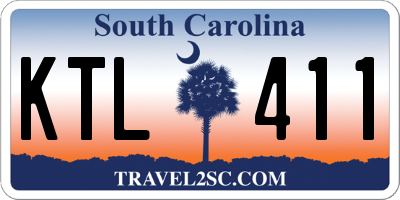 SC license plate KTL411