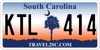 SC license plate KTL414