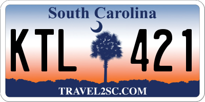 SC license plate KTL421