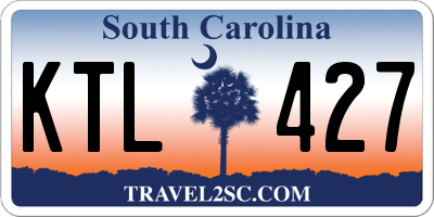 SC license plate KTL427