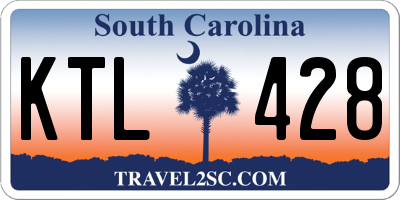 SC license plate KTL428
