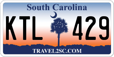 SC license plate KTL429
