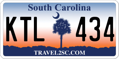 SC license plate KTL434
