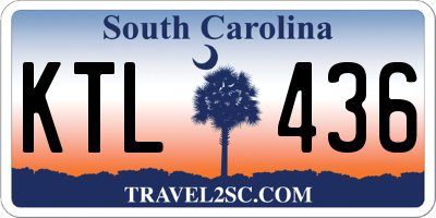 SC license plate KTL436