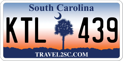 SC license plate KTL439