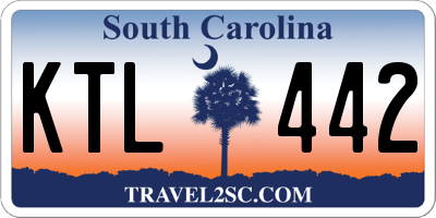 SC license plate KTL442