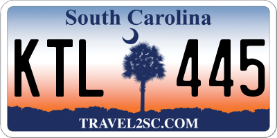 SC license plate KTL445
