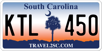 SC license plate KTL450