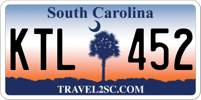 SC license plate KTL452