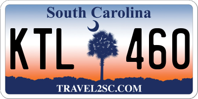 SC license plate KTL460