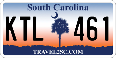 SC license plate KTL461