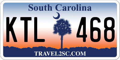 SC license plate KTL468