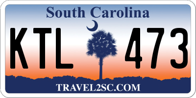 SC license plate KTL473