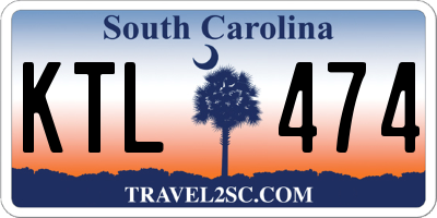 SC license plate KTL474